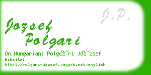 jozsef polgari business card